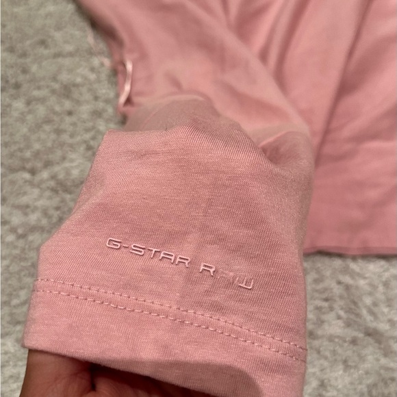 G Star Raw Women’s Pink Graphic Logo T-Shirt - Size Small - Picture 11 of 11